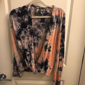 young fabulous & broke tie die top